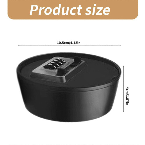 Coffre-fort à combinaison avec compartiments cachés pour clés et objets de valeur 2