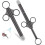 Smooth Rounded Cap Lubricant Applicator 10ml Syringe compatible with Couples Easy Use Gray 1