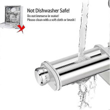 Stainless Steel Pasta Dough Roller compatible with Bosch Kitchen Machine 6 Adjustable Settings