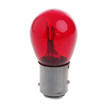 12V 5W Motorrad-Bremslichtbirne, rotes Glas, Brems- und Rücklicht, kompatibel mit Motorrad und Roller