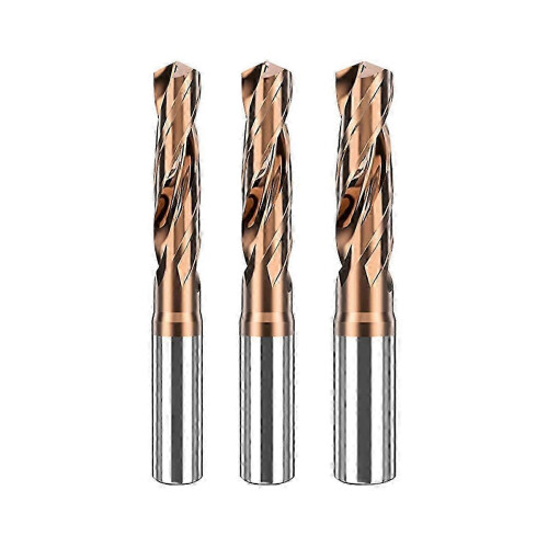 Solid Tungsten Carbide Drill Bits Set 3PCS 3.0 0 5.0mm External Cooling compatible with Precision Metal Work