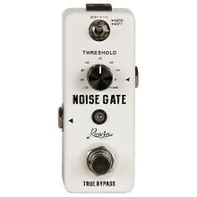 Rowin Noise Reduction Pedal, compatibel met effectpedalen voor elektrische gitaren en Noise Gate Control.