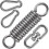 Outdoor Hammock Chair Hanging Kit Includes Heavy Duty Hook and Rope 1