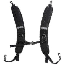Adjustable Shoulder Strap compatible with Backpack Dry Bag Padded Support 1pc Black Lightweight