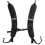 Adjustable Shoulder Strap compatible with Backpack Dry Bag Padded Support 1pc Black Lightweight 1