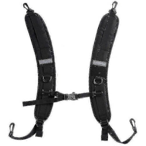 Adjustable Shoulder Strap compatible with Backpack Dry Bag Padded Support 1pc Black Lightweight
