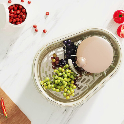 Multifunctional Fruit And Vegetable Spinner Sturdy Vegetable Washing Spinner Produced compatible with Safe And Effective Cleaning 2