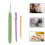 12 Pcs Knitting Crochet Loom Hook+24 Pcs Plastic Sewing Needles Craft Projects 2