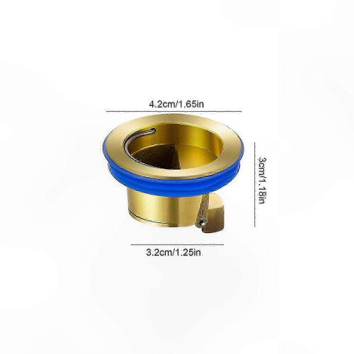 Copper Floor Drain Core with Backflow Prevention compatible with Kitchen and Bathroom Use 2