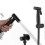 Duschwandreiniger Set – Schwarzes Bidet Sprühzubehör Set 2