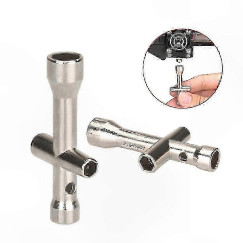 Outil d'impression 3D hexagonal compatible avec douille de réparation de buse à clé croisée 1