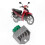 Rectifier Regulator Assembly compatible with Motorcycle Crypton R T110 C8 4S9-H1960-00 2