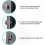 Mechanical 2-Piece Cabinet Lock, Password Drawer Lock compatible with Secure Doors and Drawers 4