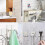 Stainless Steel Razor Holder compatible with Shower Hook (4-Pack) 4