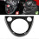 Gear Shifter Panel Frame Trim Cover Paste Installation Gear Box Shift Panel Frame Cover Sticker compatible with 500 Abarth Glossy Black 4