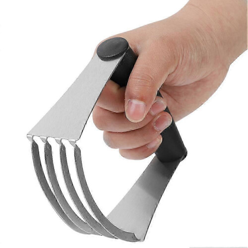 Professional Stainless Steel Pastry Scraper Dough Blender Biscuit Cutter Set 26-27s 2