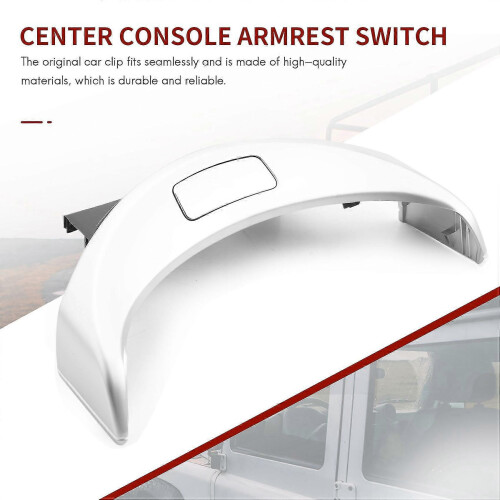 ABS+PC Center Console Armrest Switch Button Trim Cover compatible with C GLC Class W205 W253 2015-2020 2