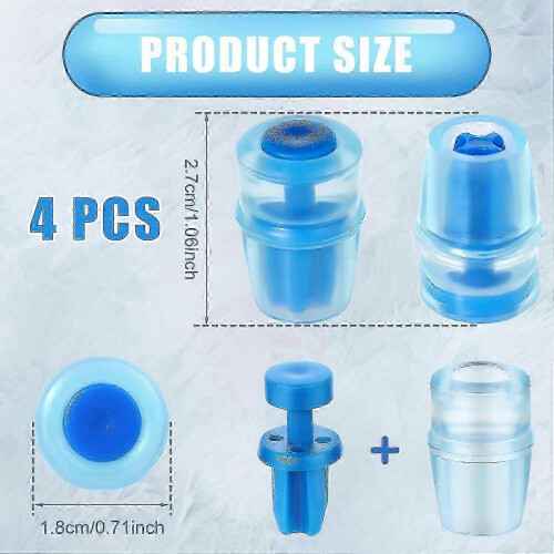 4pcs Bite Hydration Pack Bite Valve Replacement, Silicone BPA Free Bite Valve 1