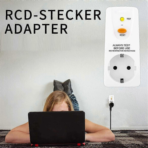 16A FI Schutzschalter Steckdose mit Fehlerstromschutzschalter (EU Stecker) 2