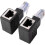 2pcs 90 Degree Ethernet Adapter Right+Left Angle RJ45 Plug to Socket Adapter Shielded Network Patch Connection Suitable compatible with Cat5 and Cat6 2