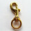4X Heavy Duty Solid Brass Swivel Eye Lobster Clasp Snap Hook 80mm 2