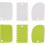Dough Cutter Scraper Dough Bowl Scrapers Plastic Dough Icing Fondant Scraper Cake Decorating Plain - 6 Pieces 1