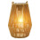 Set of 2 Solar LED Rattan Lanterns IP44 6