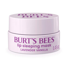Burt's Bees Lavender Vanilla Lip Sleeping Mask, With Hyaluronic Acid and Squalane Moisturizer To Instantly Hydrate Lips, (Lavender Vanilla)