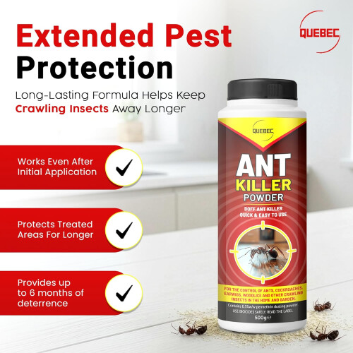 Quebec Ant Killer Powder Indoor Outdoor 2Pk 1