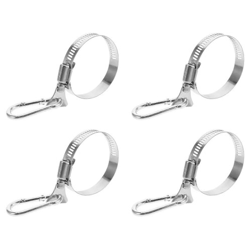 Adjustable Flagpole Bracket Clamp Wind Resistant compatible with Secure Windproof Mounting Stainless Steel Quick Installation Tool Multicolor