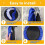 Mini Trampoline Spring Cover compatible with Trampoline Edge 36inch Black 3