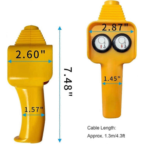 Winch Control, Wired Plastic Control compatible with Winches 1500 lbs 5000 lbs Hand Winch Control Push Button Style compatible with 12 V Winch 1