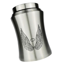 Outdoor Pet Cremation Urn Rustproof Memorials Urn Modern Pet Ashes Storage Urn Suitable compatible with Varioius Sized Pet