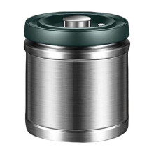 Vakuumierbehälter aus Edelstahl 304, Küchenbehälter aus Metall zur Aufbewahrung von Trockenwaren, mehrfarbig
