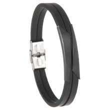 Bracelet minimaliste en cuir PU robuste, fait main, au design ergonomique, idéal pour le sport et les occasions sociales.