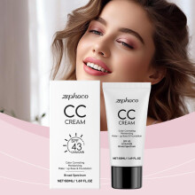 (50ML) Protective Moisturizing Foundation Lightweight Hydrating Brightening Long-Lasting Natural Coverage 30ml