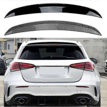 Sopii yhteensopivaksi Mercedes A-sarjan W177 2018+ takaspoilerin kanssa, ABS-muovista, kiiltävän musta, A180, A200, A220, A35 AMG