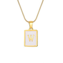 Letterketting van roestvrij staal met vierkante kaarthanger, multifunctionele ketting, geschikt voor dagelijks gebruik en feestjes, meerkleurig.