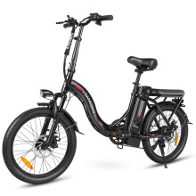 Samebike CY20 20" Electric Bike 250W 36V 12Ah Folding E-City Bicycle Black