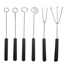6 Pcs Stainless Steel Chocolate Decorating compatible withks Set compatible with Cake Piping and Dessert Decor