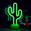 Cactus LED Neon Sign – USB/Battery Night Light, Gift Décor 1