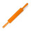 (Orange) pastry rolling pin with non stick coating 1