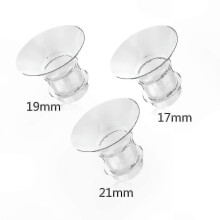 Flanscheinsatz 17 mm/19 mm/21 mm, kompatibel mit Milchpumpenzubehör, kompatibel mit verschiedenen Marken und Modellen (S9, S10, S12, Hhh).