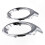 Fog Light Frame Set Compatible with B9 Partner Tepee 1608323880 1608953680 Left and Right Side 1