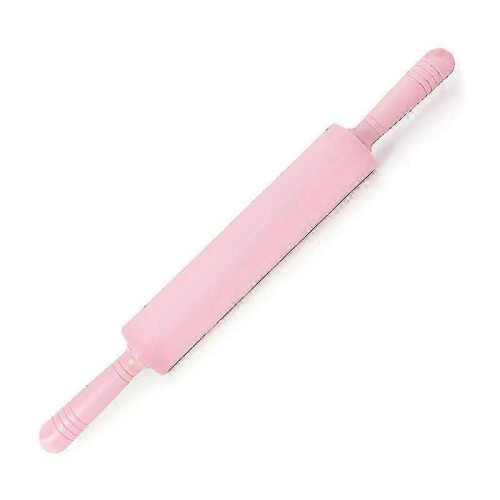 (Pink) pastry rolling pin with non stick coating