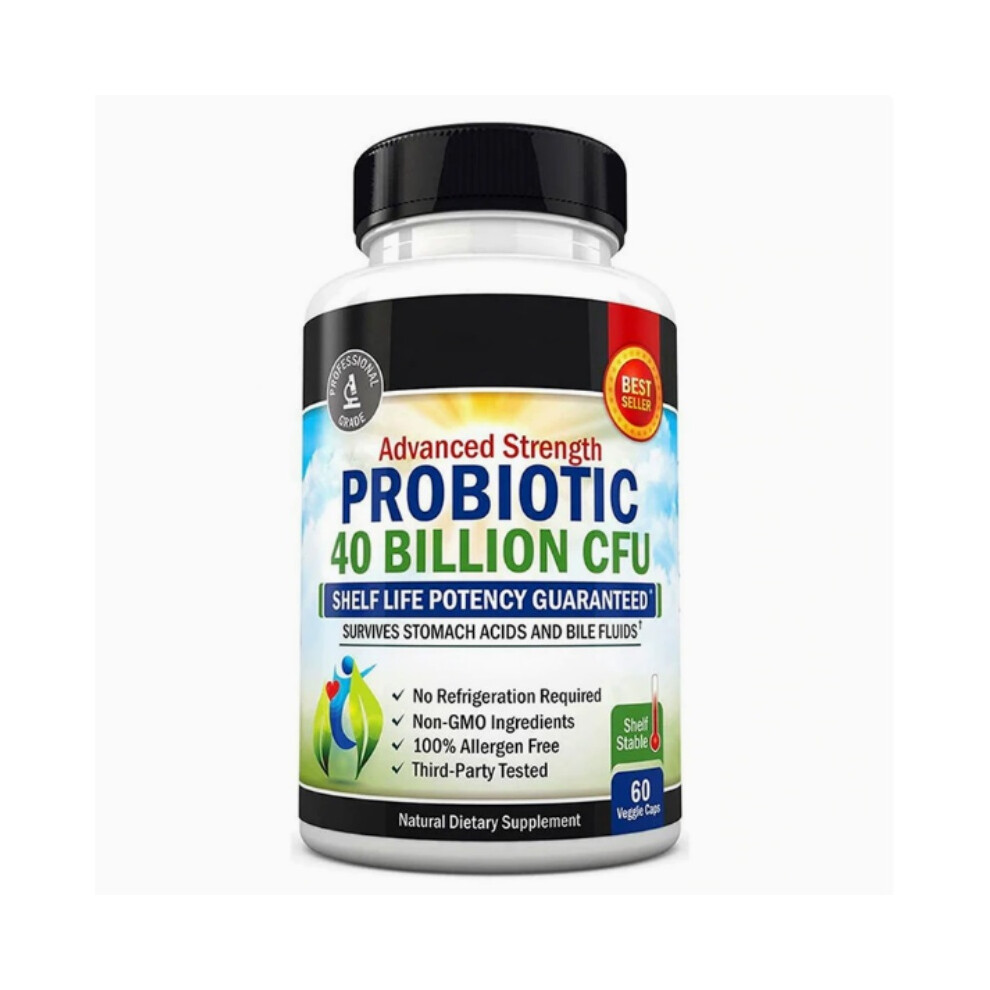 (1Pc) Daily Probiotic Supplement with 40 Billion CFU - Gut Health Complex with