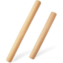 Wooden Rolling Pin - Roller made of Beechwood without Handle, Perfect Baking
