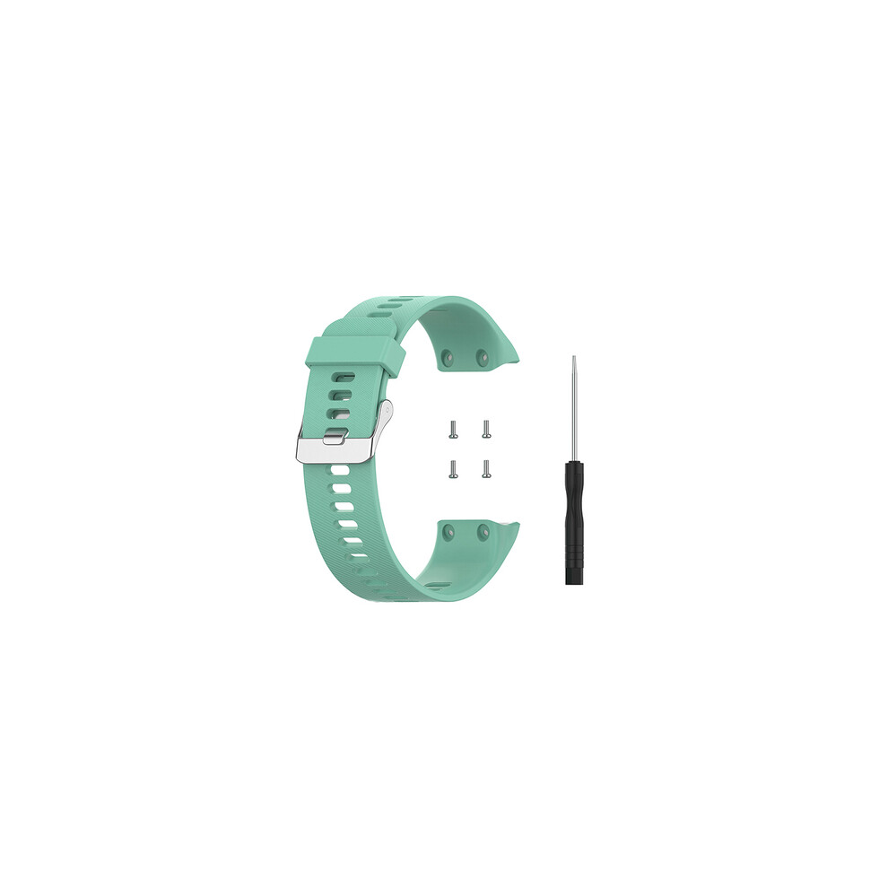 (Teal) Silicone Replacement Watch Band Strap For Garmin Forerunner35 Forerunner30 Smartwatch Blue 688249444641