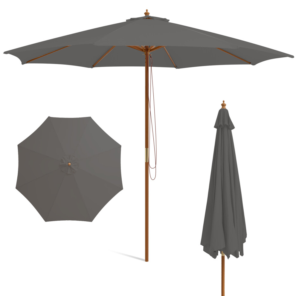 Costway Garden Parasols 295Cm Outdoor Table Market Umbrella Sunshade Umbrella
