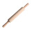 Dww-rolling Pin Solid Wood Roller Dumpling Skin Household Large Rush Noodle Stick Rolling Dumpling Skin Rolling Pin Roller Rolling Pin Wood, Diameter 1